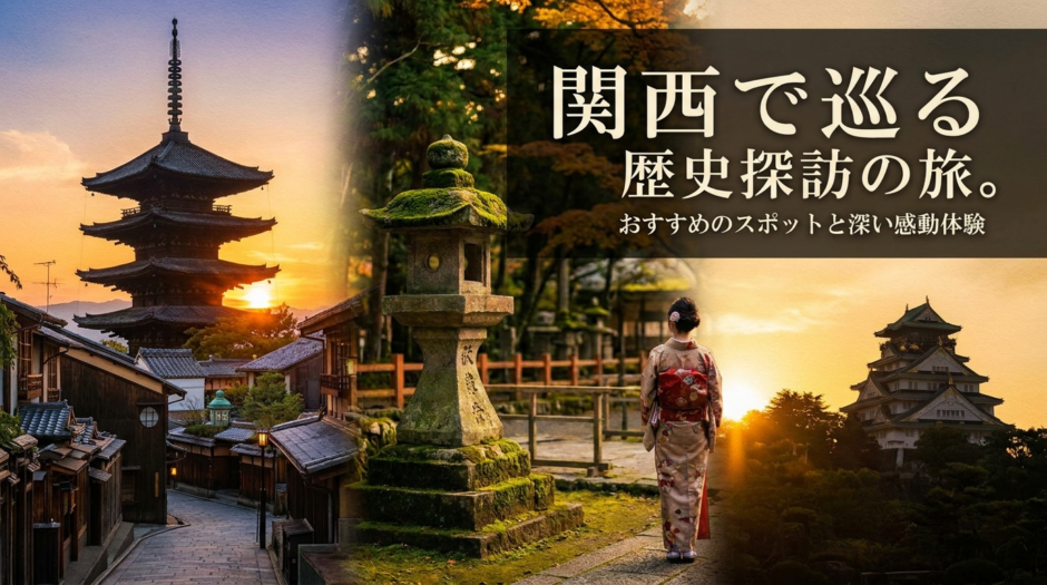 関西で巡る歴史探訪の旅。おすすめのスポットと深い感動体験