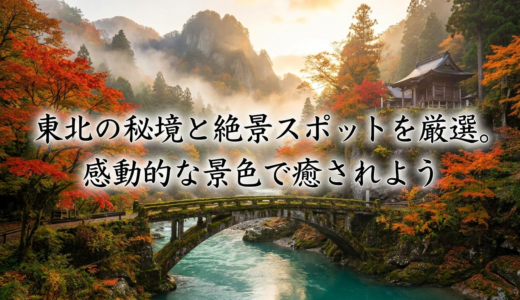 東北の秘境と絶景スポットを厳選。感動的な景色で癒されよう