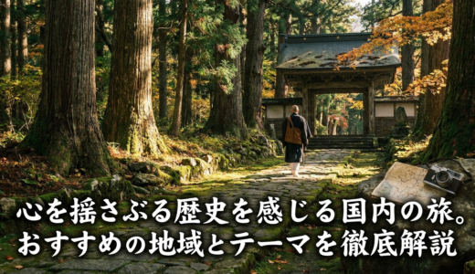 心を揺さぶる歴史を感じる国内の旅。おすすめの地域とテーマを徹底解説