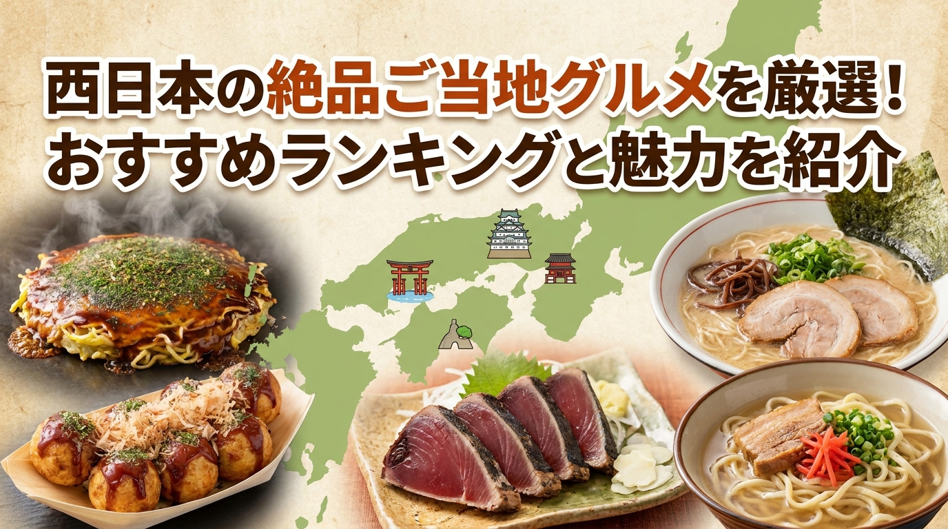 西日本の絶品ご当地グルメを厳選！おすすめランキングと魅力を紹介