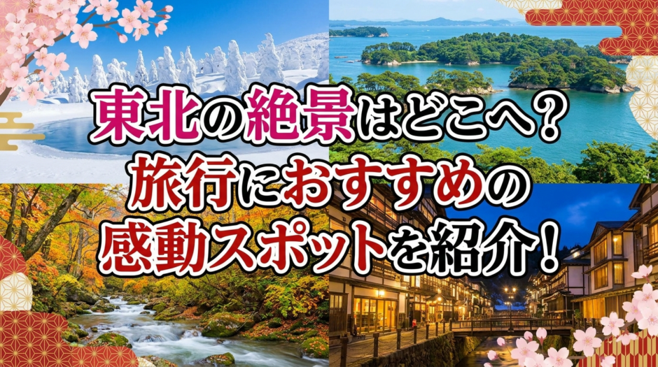 東北の絶景はどこへ？旅行におすすめの感動スポットを紹介！