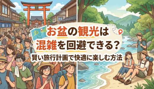 お盆の観光は混雑を回避できる？賢い旅行計画で快適に楽しむ方法