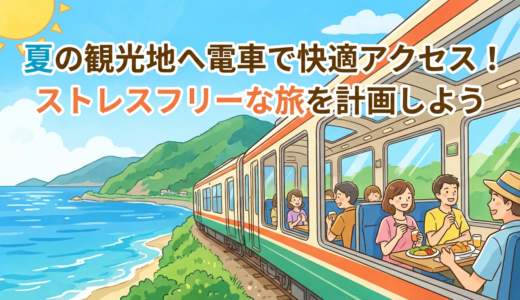 夏の観光地へ電車で快適アクセス！ストレスフリーな旅を計画しよう