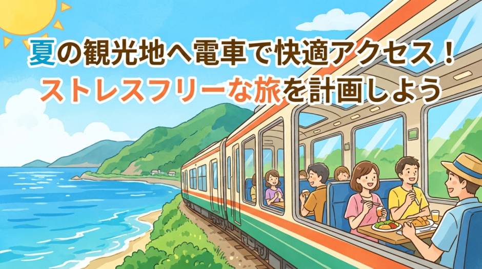 夏の観光地へ電車で快適アクセス！ストレスフリーな旅を計画しよう