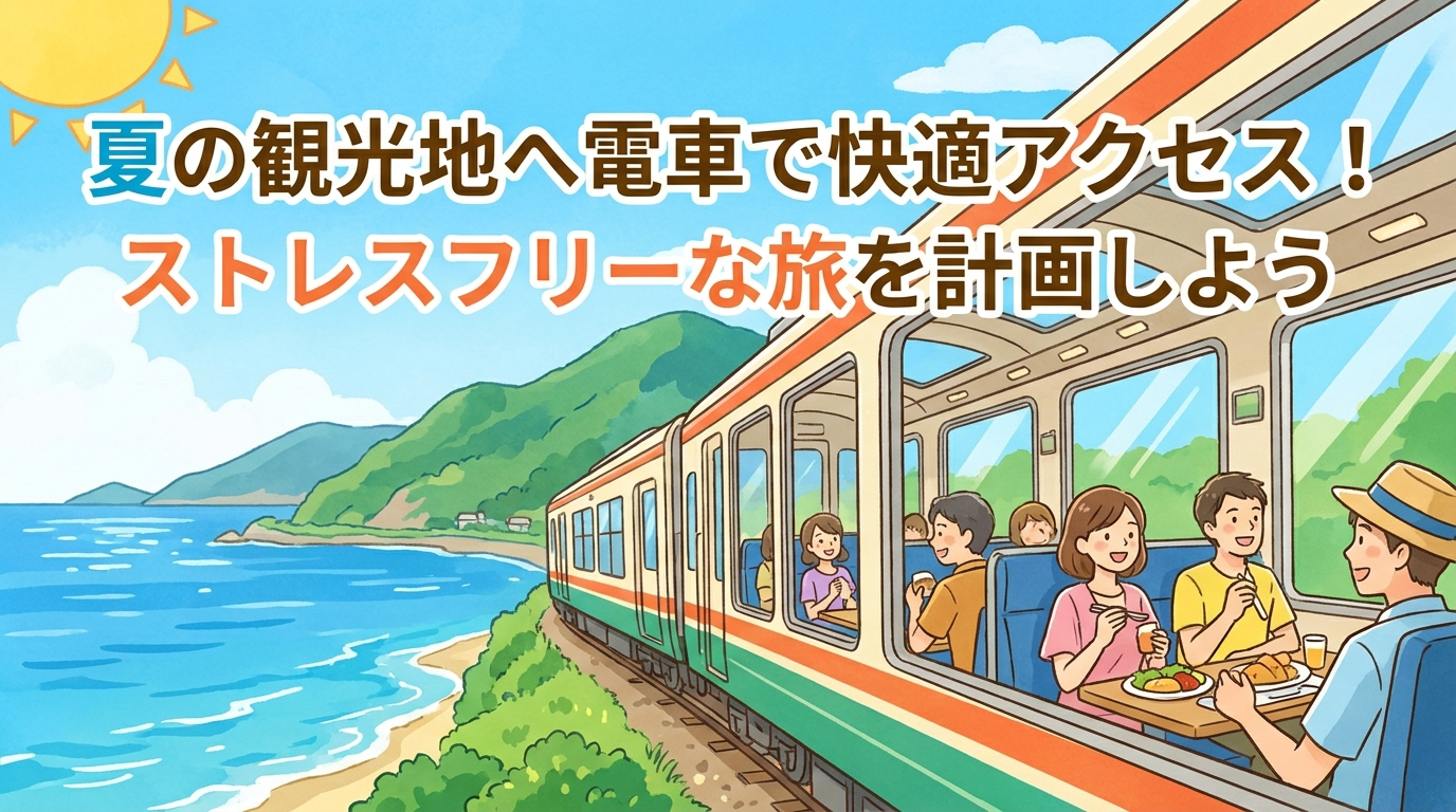 夏の観光地へ電車で快適アクセス！ストレスフリーな旅を計画しよう